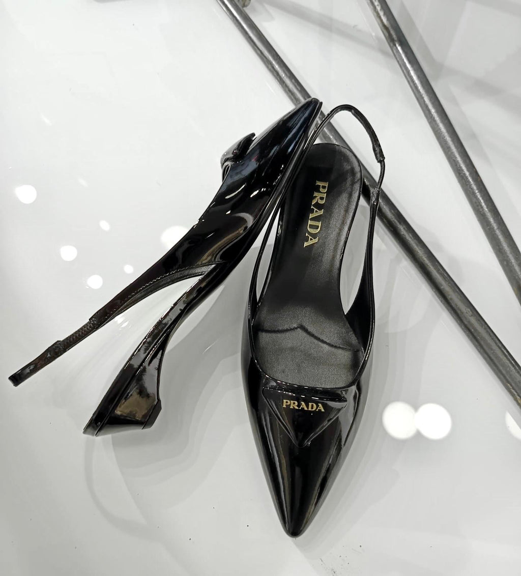 Prada Décolleté slingback in vernice