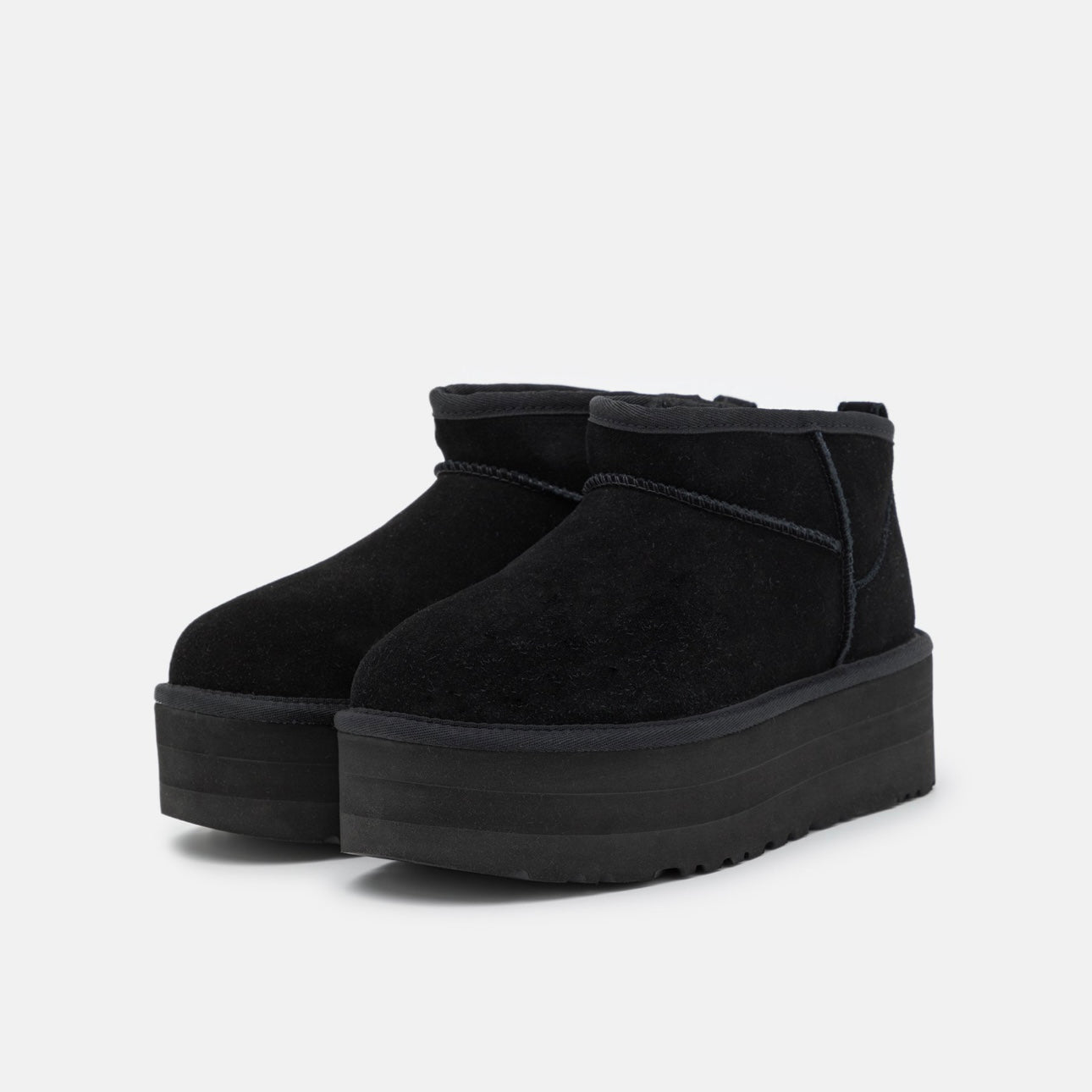 UGG PLATFORM ULTRA MINI NERA