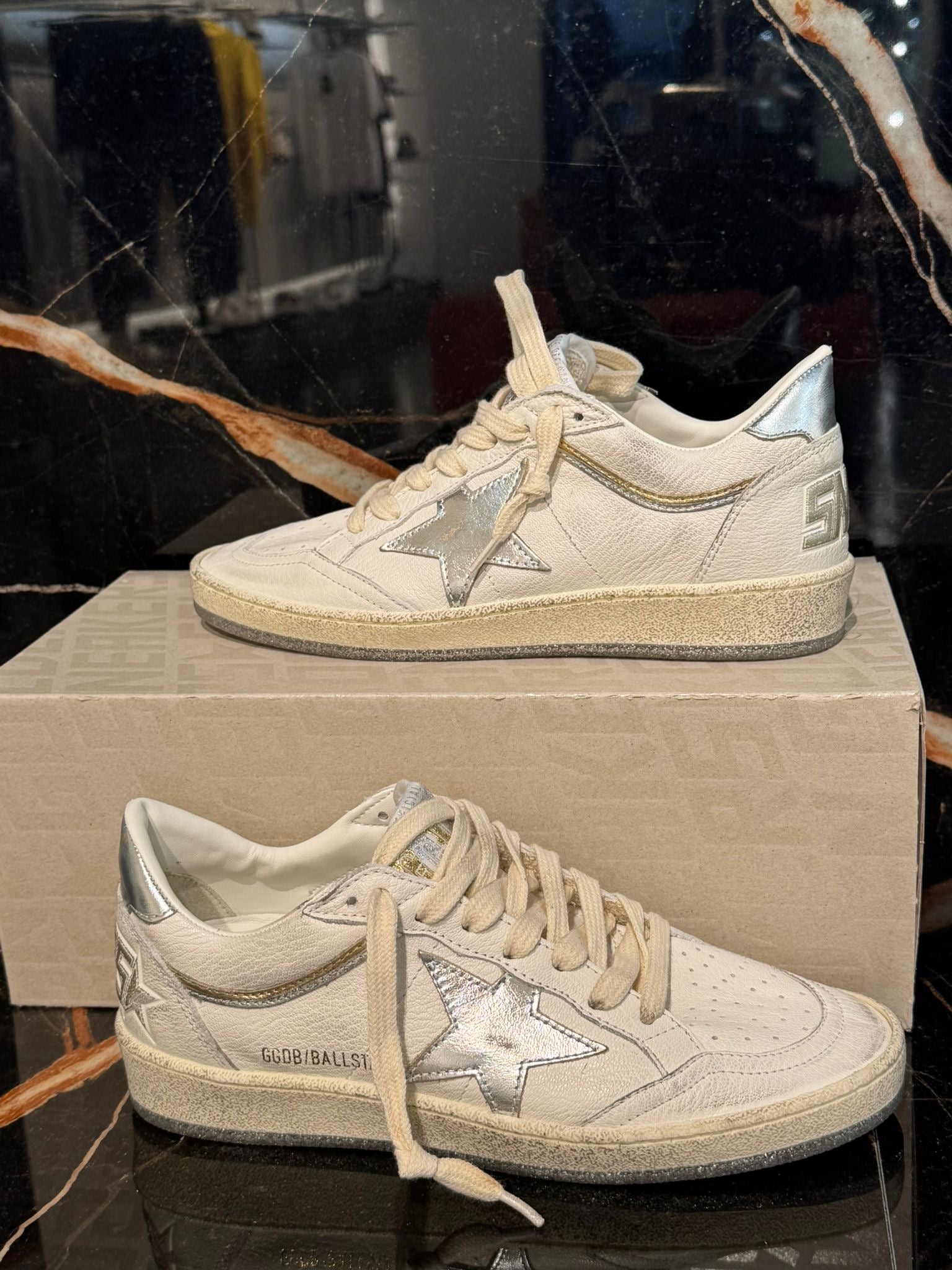 Golden goose ball star.