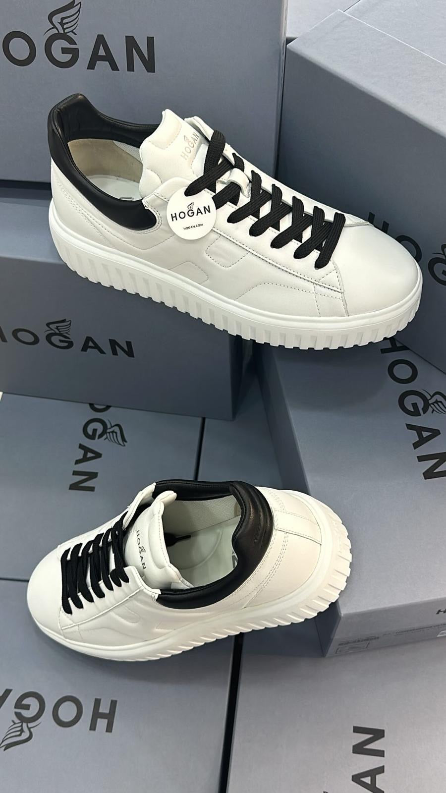 Hogan SNEAKERS H-STRIPES WHITE