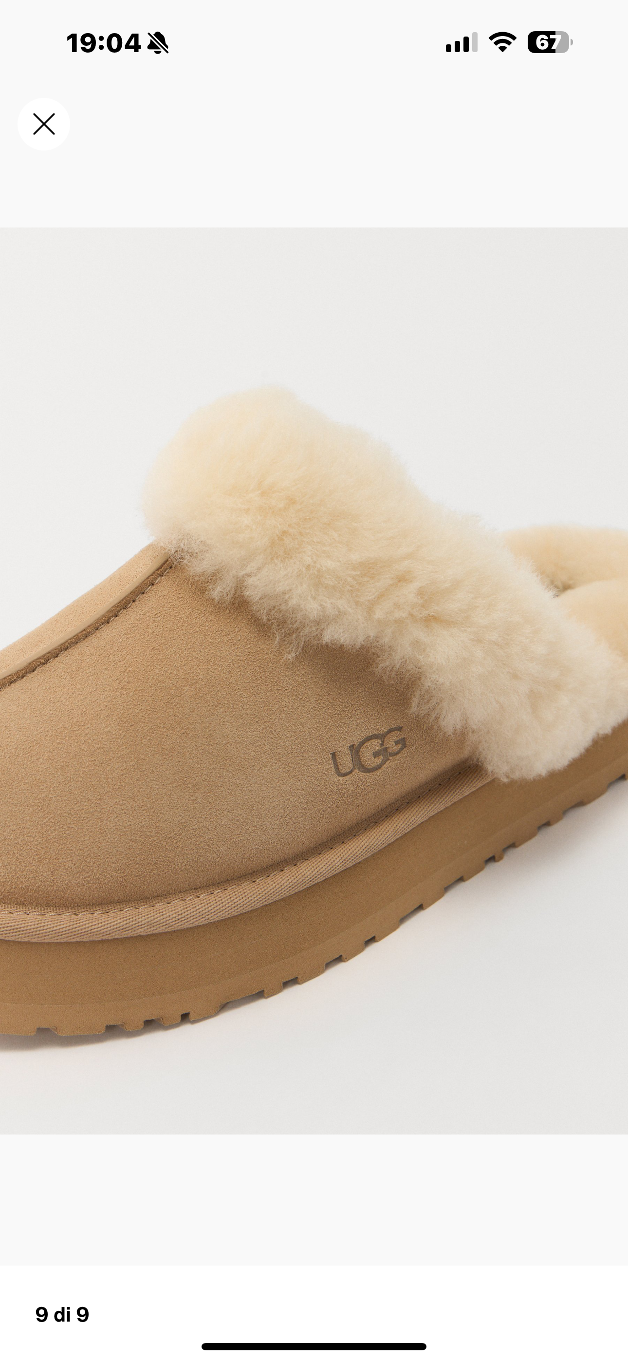 UGG DISQUETTE SABBIA