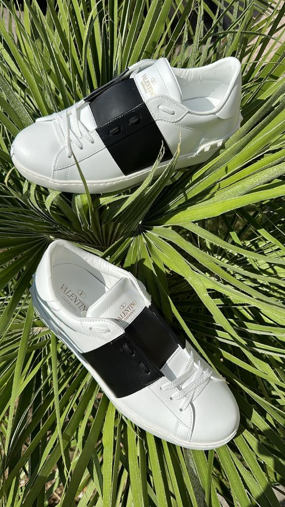 Valentino garavani SNEAKER OPEN IN VITELLO