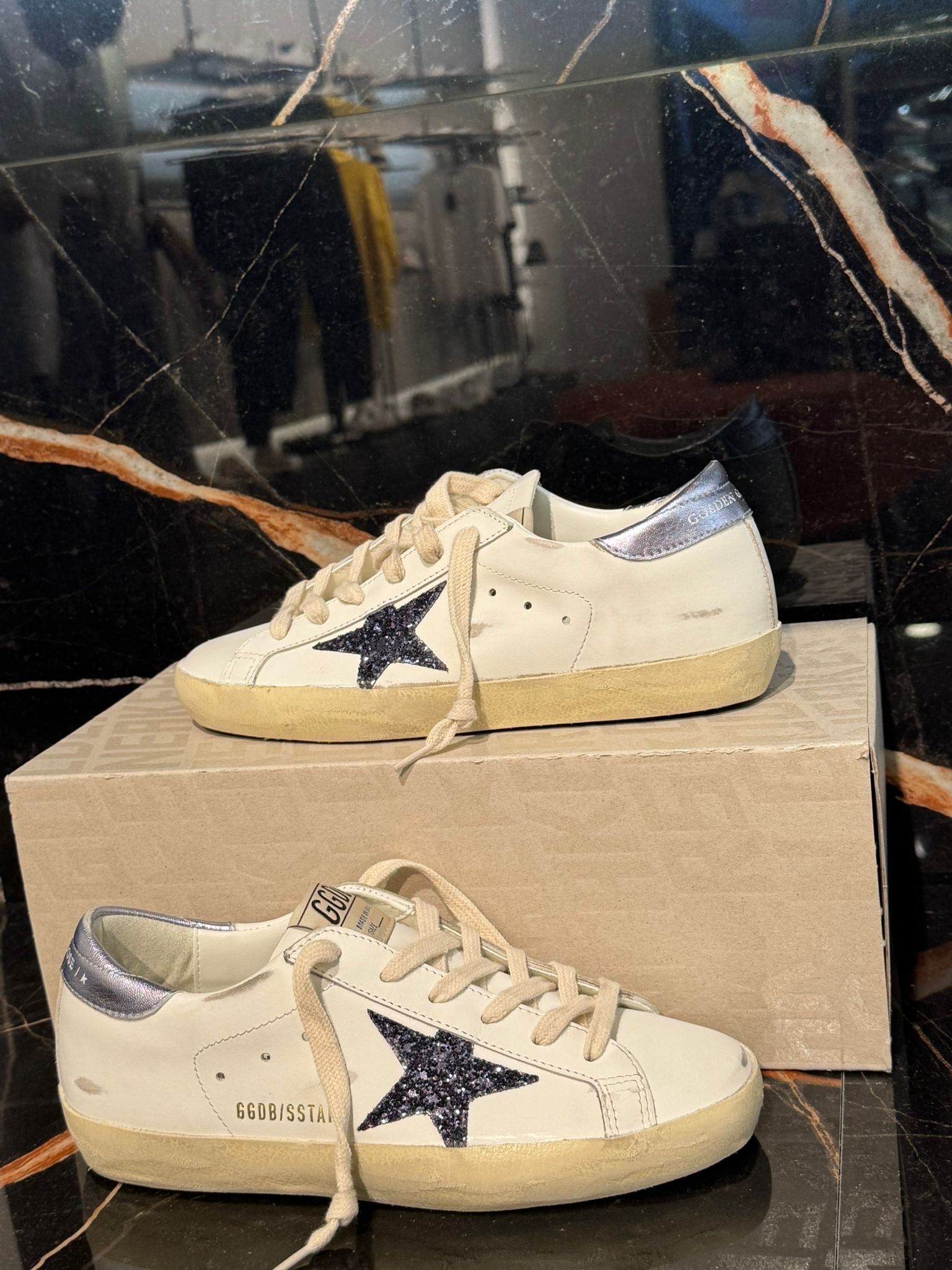 Golden goose glitter.