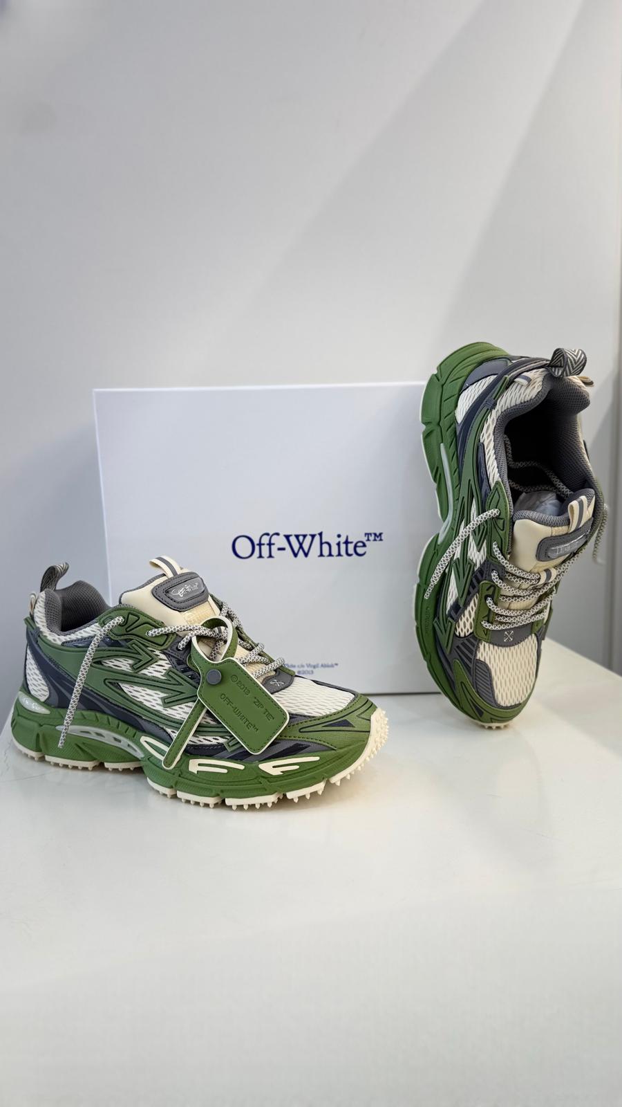 Off-White Sneakers Be Right Back GREEN